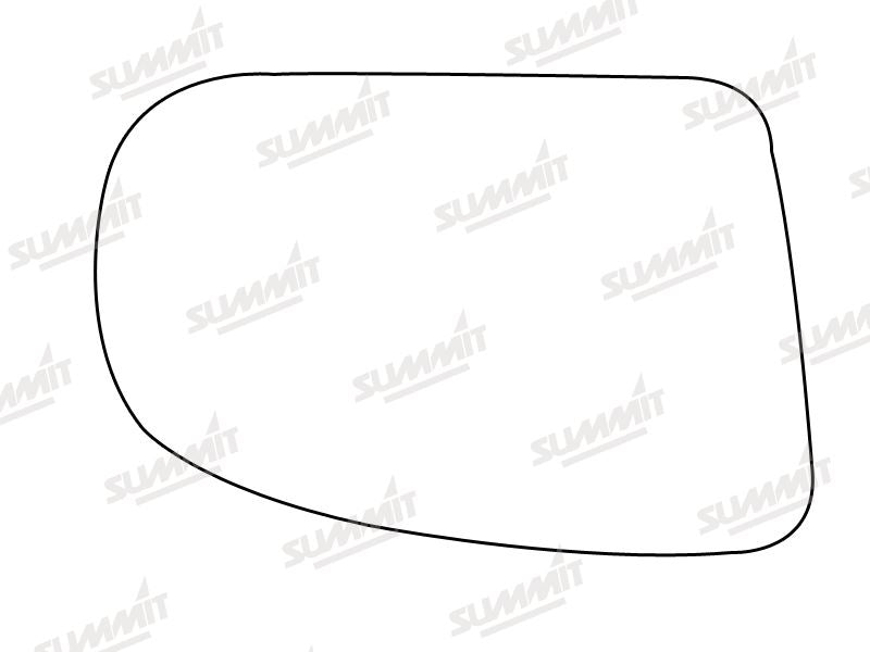 Summit Stick-On Aspheric Mirror Glass fits Vauxhall Vectra 02 on RHS Summit - Bars 4 Cars
