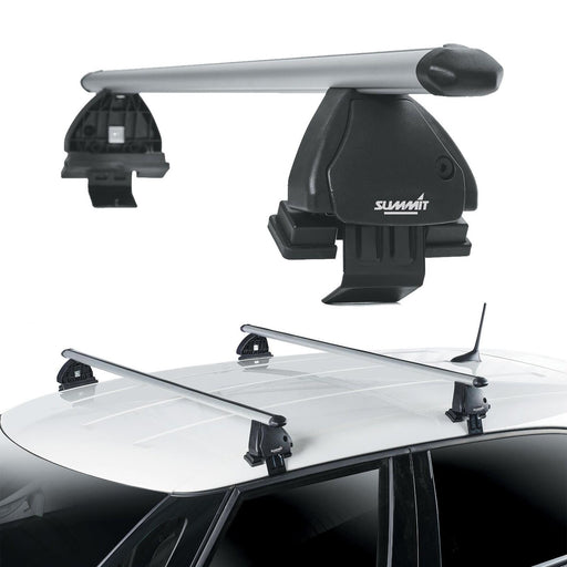 Summit SUP-A023 Premium Aluminium Multi-Fit Roof Bars, Lockable, Set of 2 - Summit Shop