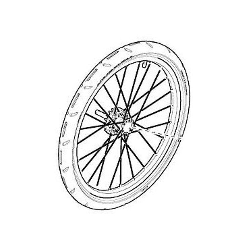 Thule Rear wheel left - Thule Courier 1500054784 Thule - Bars 4 Cars