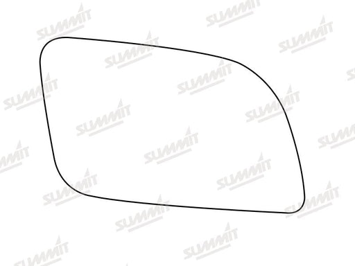 Summit Heated Base Plate With Standard Mirror Glass fits VW Polo 02 to 05 RHS Summit - Bars 4 Cars