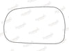 Summit Stick-On Standard Mirror Glass fits Daihatsu Applause LHS Summit - Bars 4 Cars