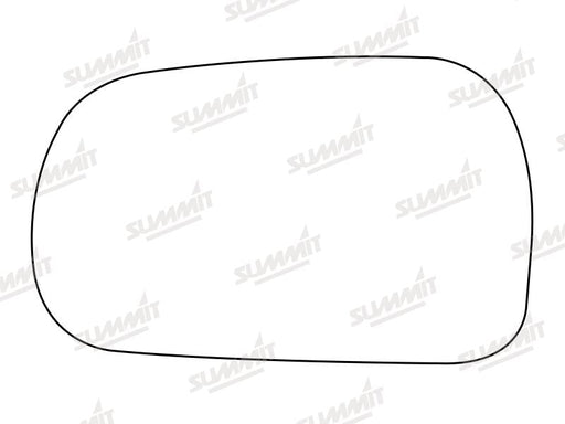 Summit Stick-On Standard Mirror Glass fits Daihatsu Applause LHS Summit - Bars 4 Cars