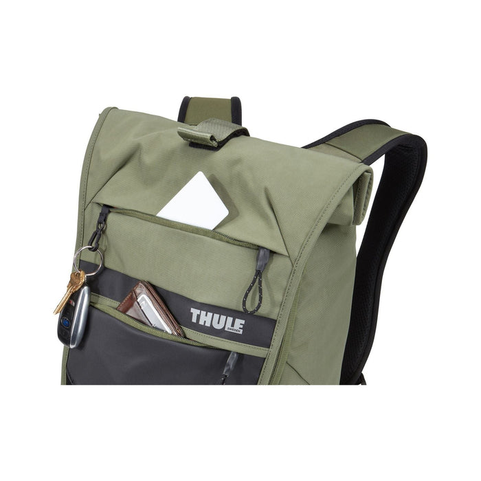 Thule Paramount Commuter Rucksack 18L Olivine Green Cycling Backpack Thule - Bars 4 Cars