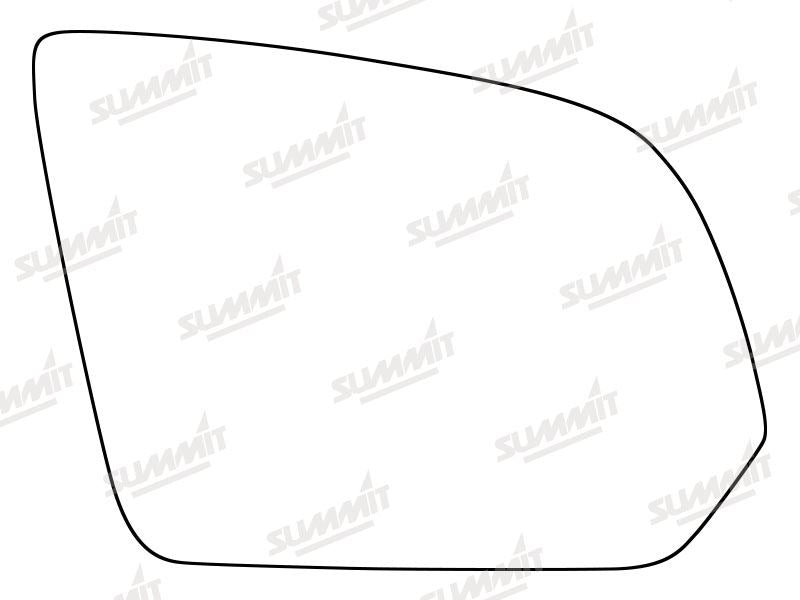 Summit Heated Base Plate With Standard Mirror Glass fits Mercedes V Class 14 on RHS Summit - Bars 4 Cars