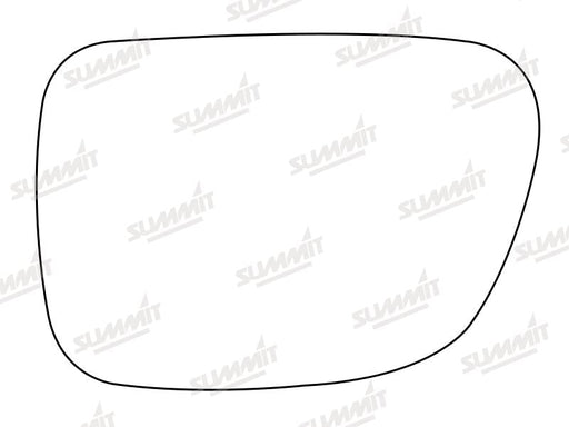 Summit Stick-On Standard Mirror Glass fits Daihatsu Sportrak LHS Summit - Bars 4 Cars