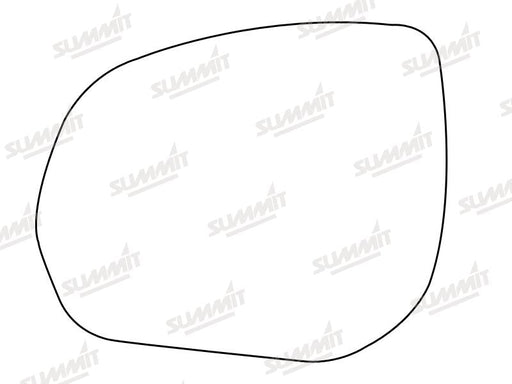 Summit Stick-On Aspheric Mirror Glass fits Citroen C3, C4 Picasso, Crosser Peug 3008, 5008 508 LHS Summit - Bars 4 Cars