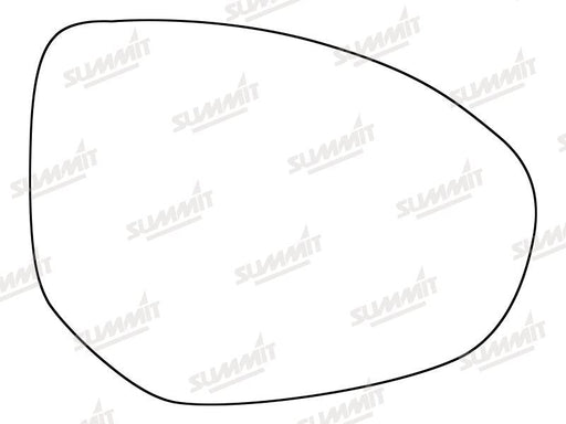 Summit Stick-On Standard Mirror Glass fits Mazda 2 07 to 12, Mazda 3 09 to 13 & Mazda 6 07 to 09 RHS Summit - Bars 4 Cars