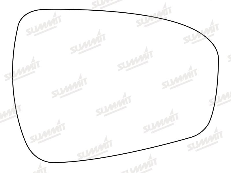 Summit Stick-On Aspheric Mirror Glass fits Ford Mondeo 12 on RHS Summit - Bars 4 Cars