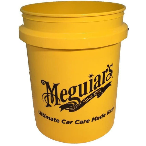 2x Meguiar's RG203 Yellow 5 US Gallon Bucket Meguiar's - Bars 4 Cars