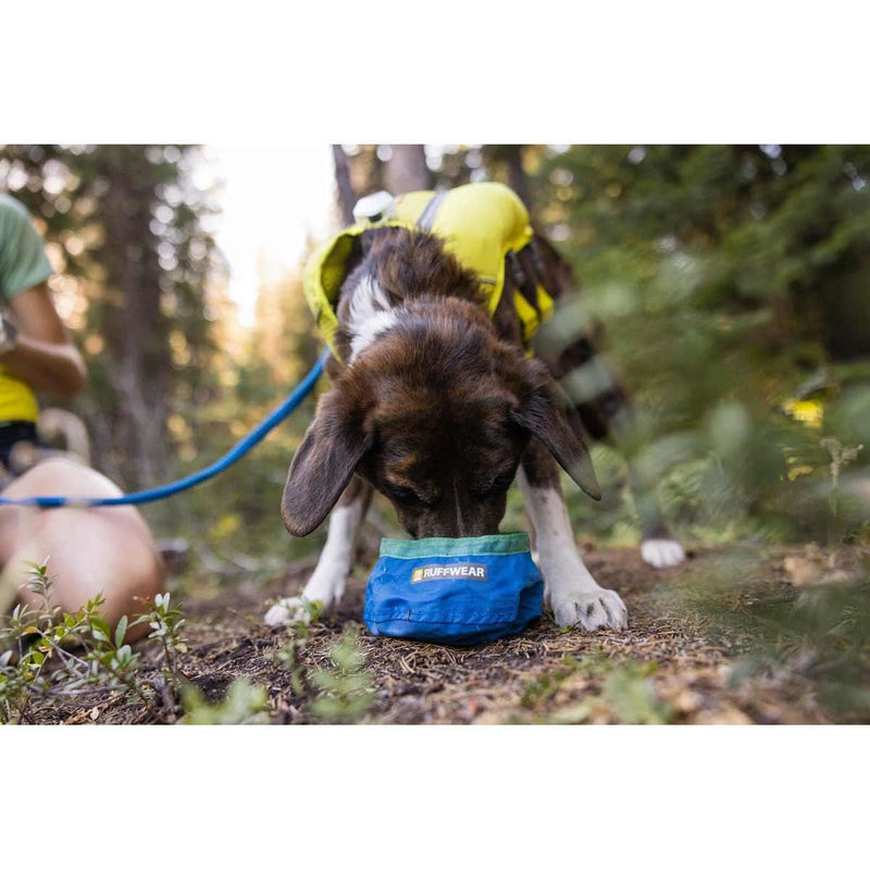 Ruffwear Trail Runner Ultralight Dog Bowl in Blue Pool Ruffwear - Bars 4 Cars