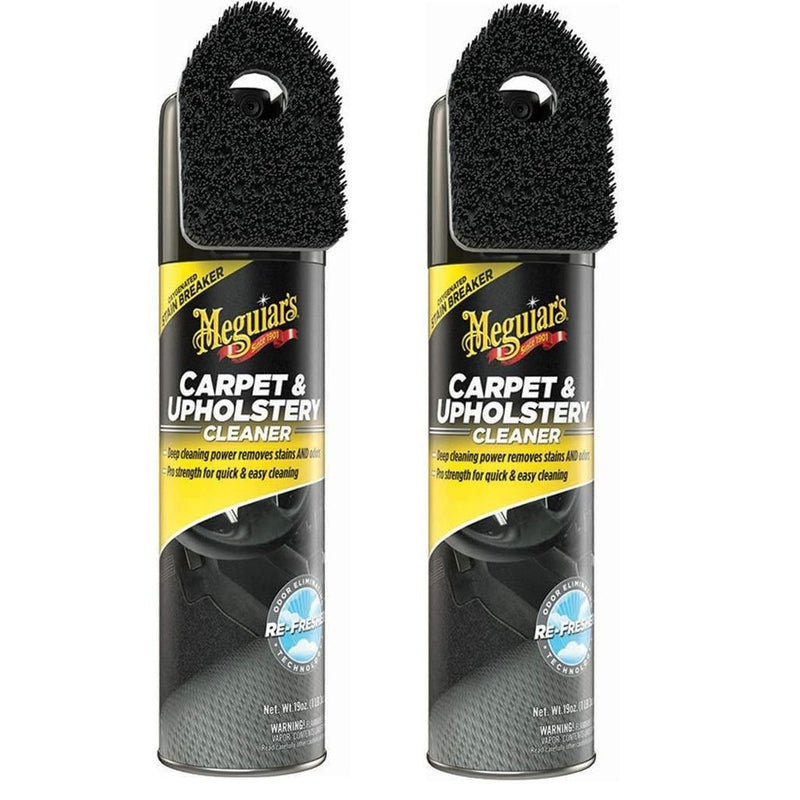 2x Meguiar's G192119EU Carpet & Upholstery Cleaner 539g Meguiar's - Bars 4 Cars