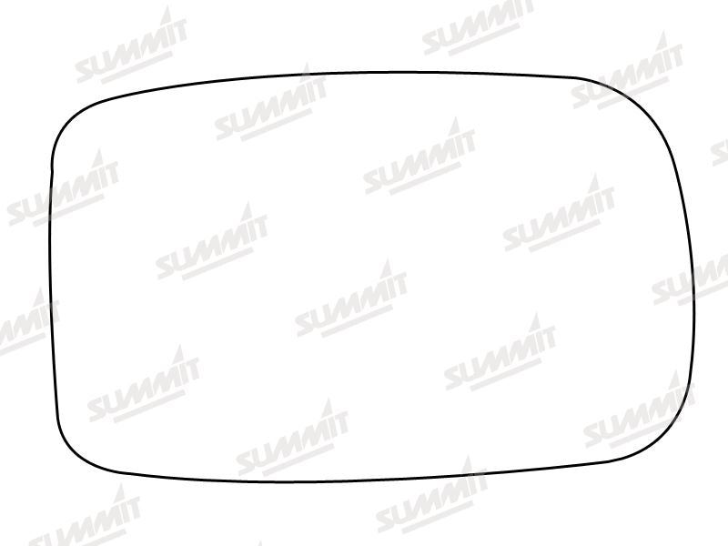 Summit Stick-On Standard Mirror Glass fits Skoda Felicia LHS Summit - Bars 4 Cars