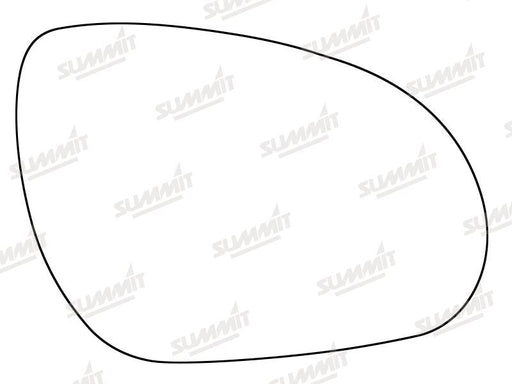 Summit Stick-On Standard Mirror Glass fits Hyundai i30 84mm RHS Summit - Bars 4 Cars