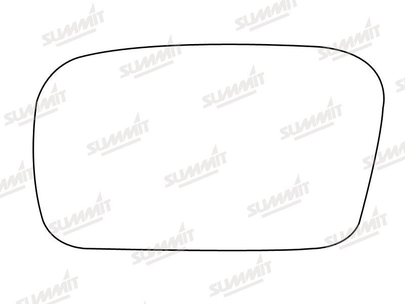 Summit Stick-On Standard Mirror Glass fits Daihatsu Move LHS Summit - Bars 4 Cars