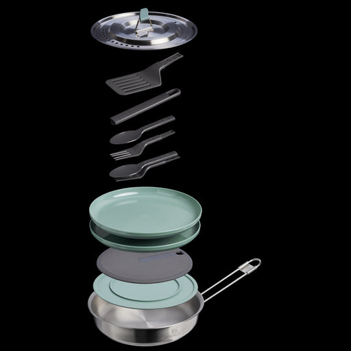 Stanley Wildfare Core Fry Pan Cookset Shale/Charcoal Stanley - Bars 4 Cars