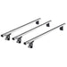 Summit Commercial 3 x Aluminium Fixed Point Roof Bars Rack 1.5m SULC-004 Summit - Bars 4 Cars