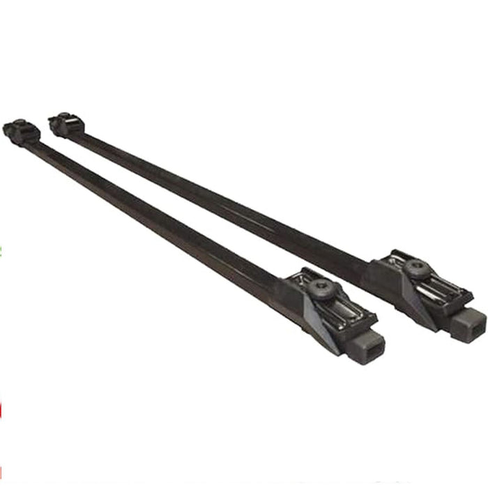 Summit SUM-001 Roof Bar to Fit Cars with Running Rails, Black Steel