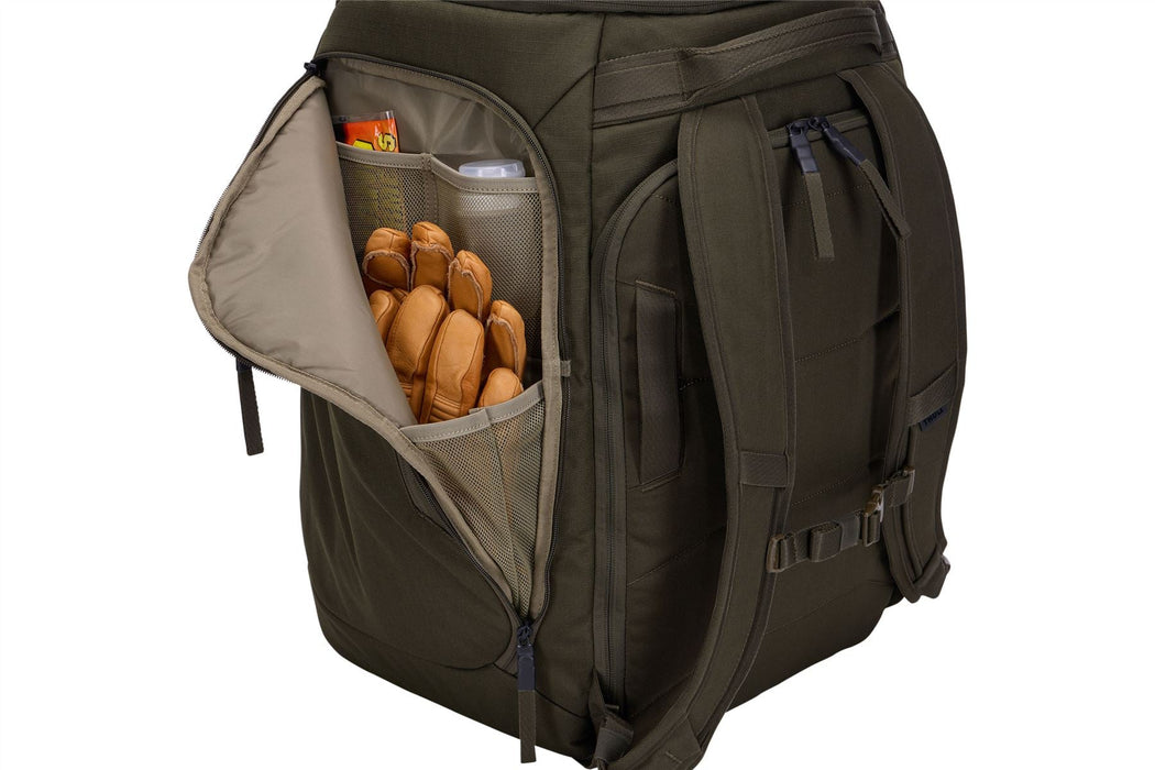 Thule RoundTrip Snowboard and ski boot backpack 60L deep khaki Thule - Bars 4 Cars