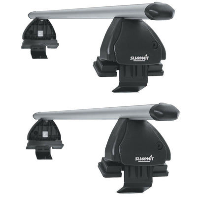 Summit SUP-A027 Premium Aluminium Multi-Fit Roof Bars, Lockable, Set of 2