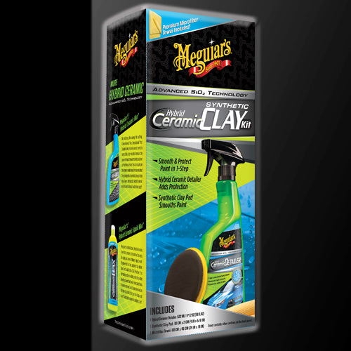 Meguiar's G200200EU Hybrid Ceramic Synthetic Clay Kit Meguiars - Bars 4 Cars