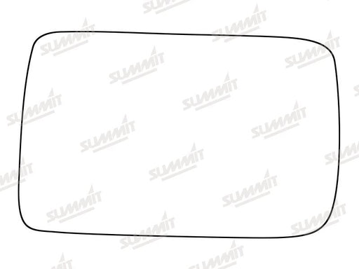 Summit Stick-On Standard Mirror Glass fits Nissan Bluebird Micra RHS Summit - Bars 4 Cars