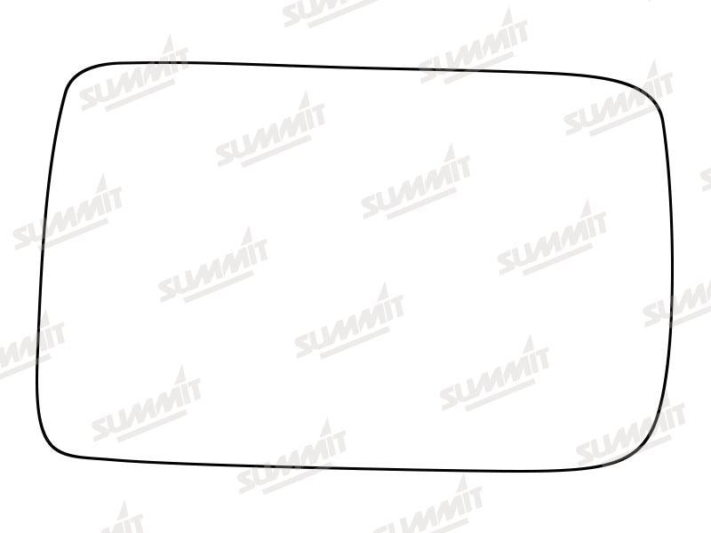 Summit Stick-On Standard Mirror Glass fits Nissan Bluebird Micra RHS Summit - Bars 4 Cars