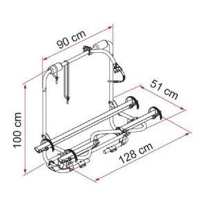Fiamma Carry-Bike Caravan Xl A Pro 300 02096-91- Fiamma - Bars 4 Cars