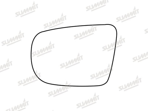 Summit Stick-On Standard Mirror Glass fits Subaru Legacy 03 to 09 LHS Summit - Bars 4 Cars