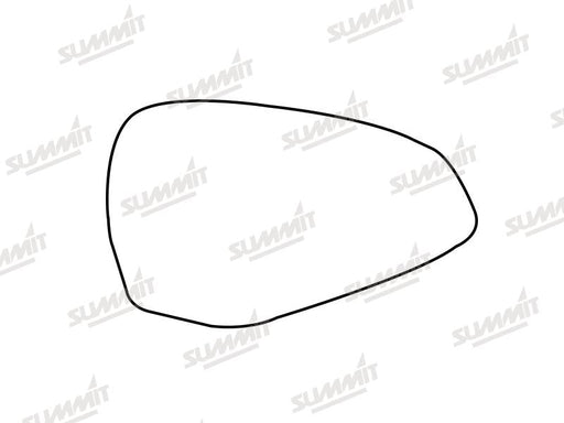 Summit Stick-On Standard Mirror Glass fits Audi A4 & S4 15 to 17, A5 & S5 17 On RHS Summit - Bars 4 Cars