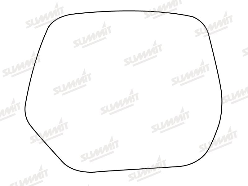 Summit Stick-On Standard Mirror Glass fits Honda CRV 06 on RHS Summit - Bars 4 Cars