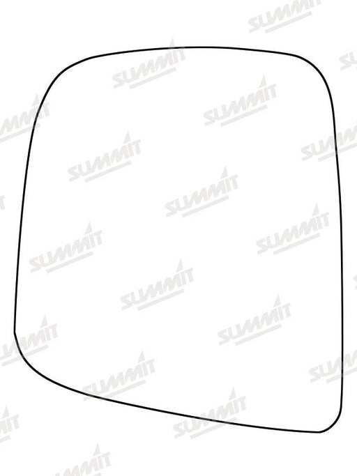 Summit Stick-On Commercial Mirror Glass fits Nissan NV200 Van 10 to 13 LHS Summit - Bars 4 Cars