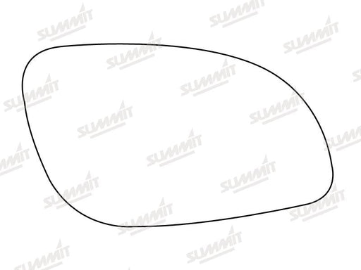 Summit Stick-On Standard Mirror Glass fits Vauxhall Vectra 03 on RHS Summit - Bars 4 Cars