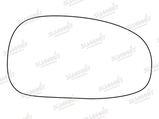 Summit Stick-On Standard Mirror Glass fits Seat Leon RHS Summit - Bars 4 Cars