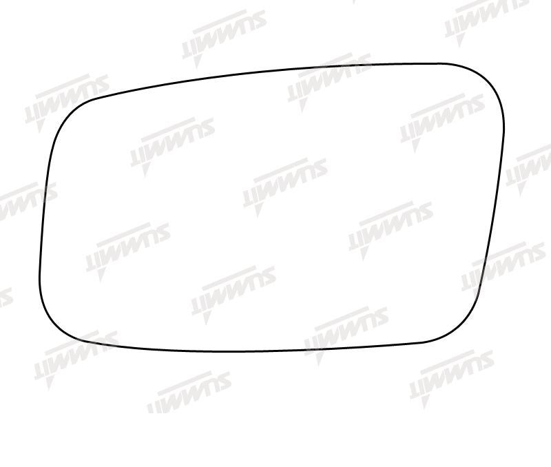 Summit Non-Heated Base Plate With Standard Mirror Glass fits Volvo LHS Summit - Bars 4 Cars