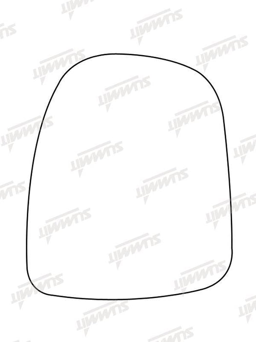 Summit Heated Base Plate With Commercial Mirror Glass fits Vauxhall Vivaro LHS Summit - Bars 4 Cars
