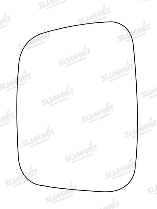 Summit Heated Base Plate With Commercial Mirror Glass fits VW Transporter T5 03 to 14 LHS Summit - Bars 4 Cars