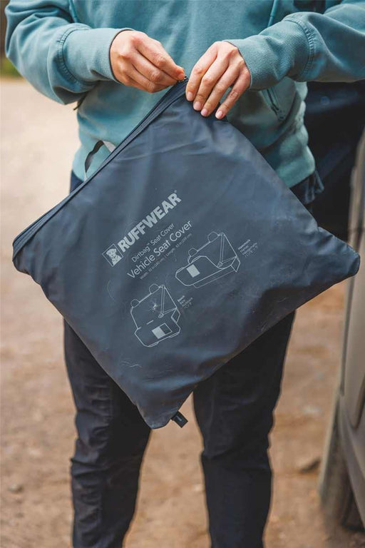 Ruffwear Dirtbag Dog Car Seat Cover in Basalt Grey (One Size) Ruffwear - Bars 4 Cars