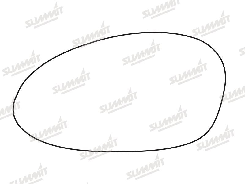 Summit Stick-On Aspheric Mirror Glass fits BMW 1 3 Series 05 on LHS Summit - Bars 4 Cars