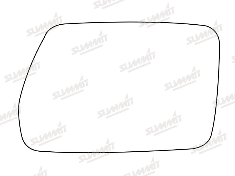Summit Stick-On Standard Mirror Glass fits Citroen XM LHS Summit - Bars 4 Cars
