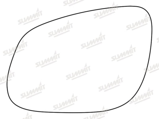 Summit Stick-On Standard Mirror Glass fits Kia Rio LHS Summit - Bars 4 Cars