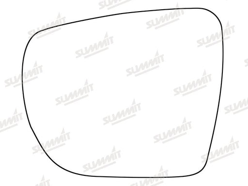Summit Stick-On Standard Mirror Glass fits Hyundai iX35 12 on LHS Summit - Bars 4 Cars