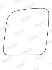 Summit Stick-On Commercial Mirror Glass fits Ford Transit Connect LHS Summit - Bars 4 Cars