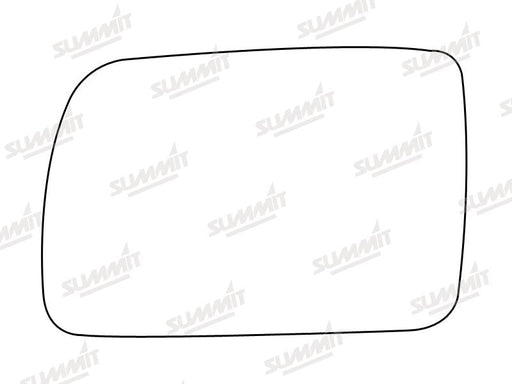Summit Stick-On Standard Mirror Glass fits Kia Picanto 04 to 07 LHS Summit - Bars 4 Cars