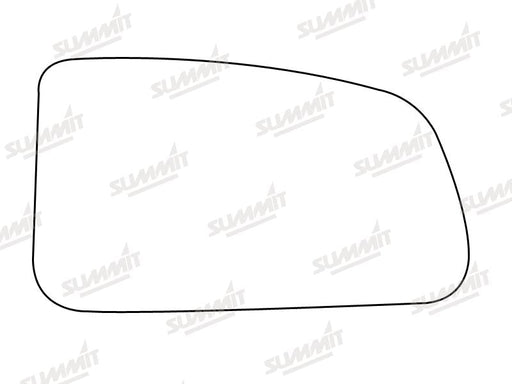 Summit Stick-On Standard Mirror Glass fits Kia Rio Wagon 05 on RHS Summit - Bars 4 Cars