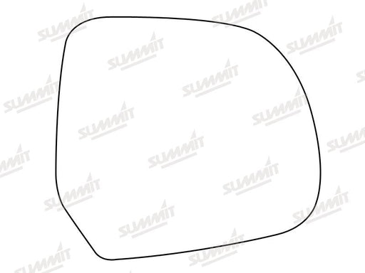 Summit Stick-On Standard Mirror Glass fits Nissan Micra Pixo 10 on RHS Summit - Bars 4 Cars