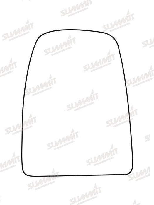 Summit Heated Base Plate With Commercial Mirror Glass fits Iveco Daily 14 on RHS Summit - Bars 4 Cars