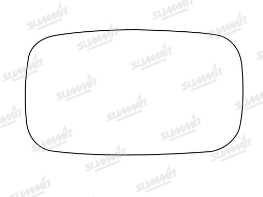 Summit Stick-On Standard Mirror Glass fits Fiat Punto LHS RHS Summit - Bars 4 Cars