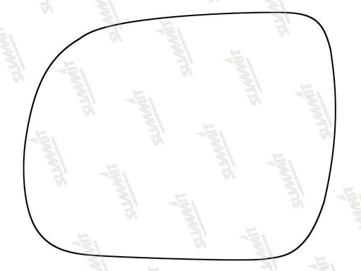 Summit Stick-On Standard Mirror Glass fits Lexus RX 03 to 09 LHS Summit - Bars 4 Cars
