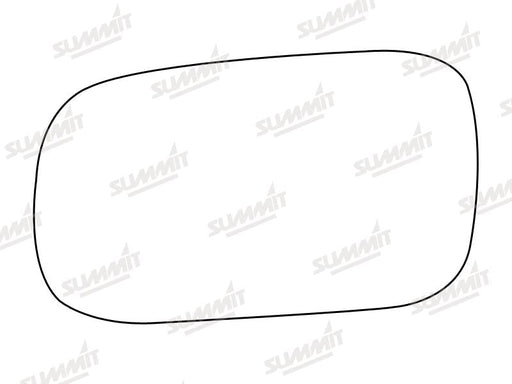 Summit Stick-On Standard Mirror Glass fits Subaru Legacy LHS Summit - Bars 4 Cars