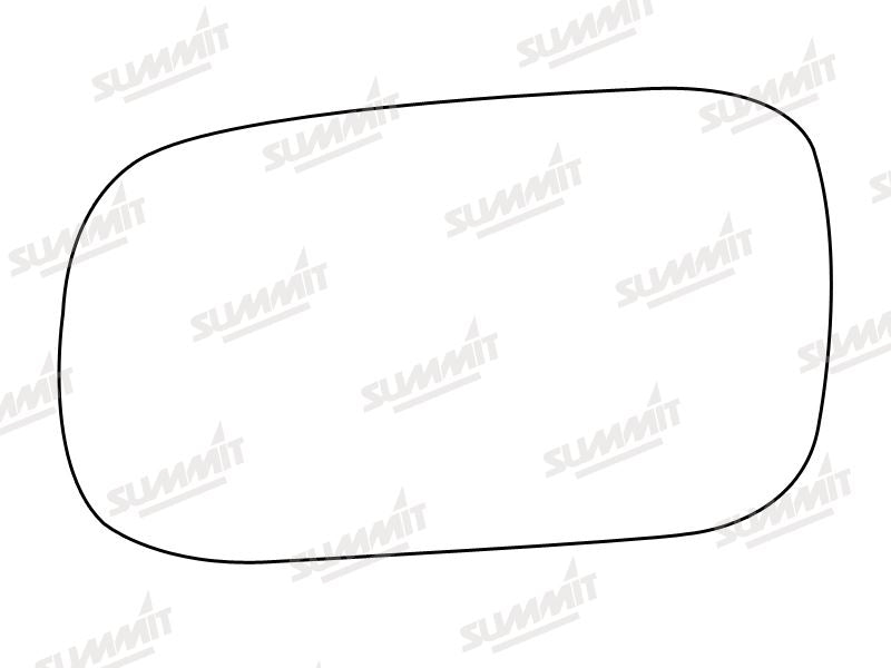Summit Stick-On Standard Mirror Glass fits Subaru Legacy LHS Summit - Bars 4 Cars